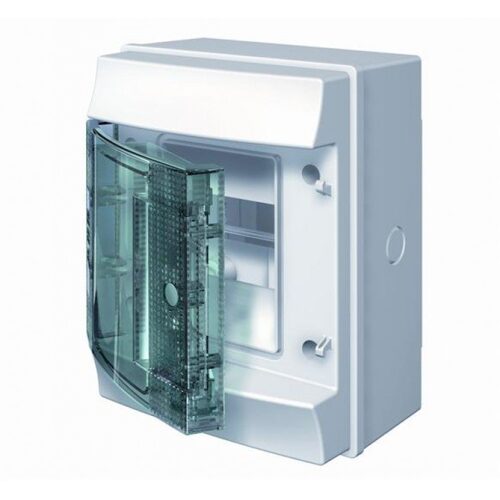 ABB Бокс о/п ЩРН-П 4М  Mistral65 (б/клемм) прозрач. 1SL1200А00