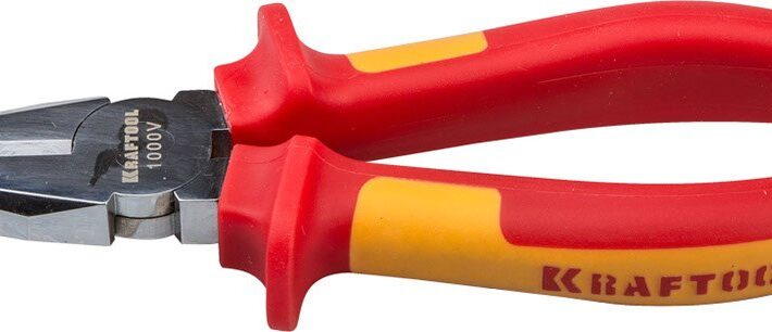 2202-1-18-z01 Плоскогубцы KRAFTOOL двухком.рук.,хром.покрытие 180мм