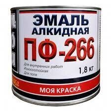 Эмаль ПФ 266 Моя Краска красно корич 1,8кг