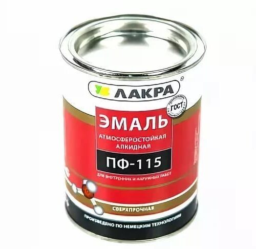 Эмаль ПФ-115 (темно-зеленая) Лакра 2кг Л-С