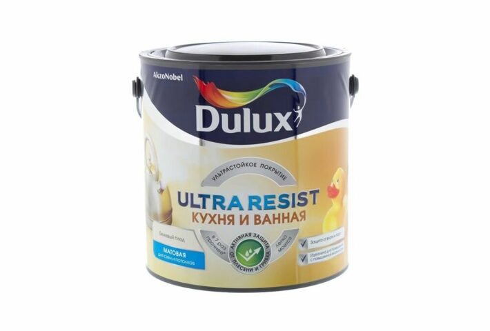 Dulux ultra resist кухня и ванная матовая