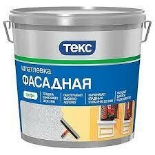 Шпатлевка фасадная  ПРОФИ 8кг ТЕКС