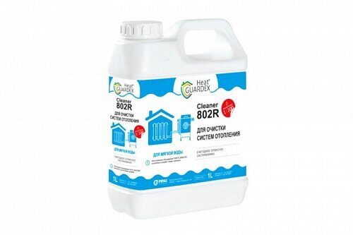 Реагент д/промывки систем отопления  <5Ж 1л HeatGUARDEX Cleaner
