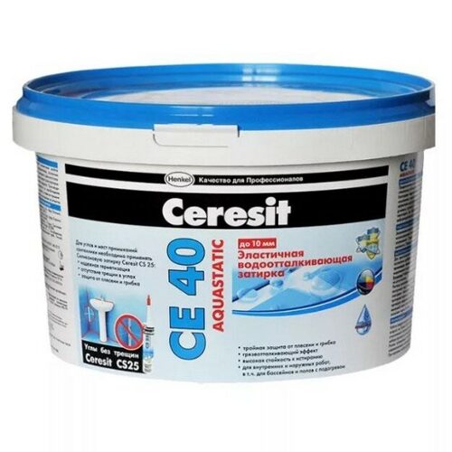 Затирка №67 AQUASTATIC CE 40  (киви) 2кг Ceresit 23116